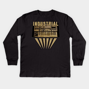 Industrial Synth Kids Long Sleeve T-Shirt